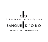 Logo Sangue d'Oro Passito di Pantelleria  Carole Bouquet
