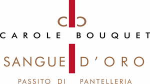 Logo Sangue d'Oro Passito di Pantelleria  Carole Bouquet