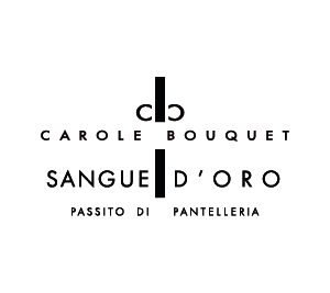 Logo Sangue d'Oro Passito di Pantelleria  Carole Bouquet