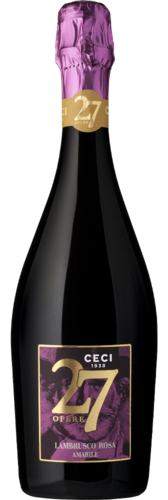 Opere 27 Lambrusco Rosato Amabile Emilia IGT Raffin Vini